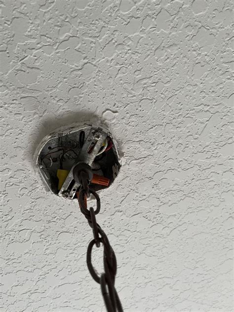 electrical box in ceiling too shallow|electrical box sticking out of ceiling.